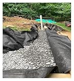 Unkrautvlies, Querformat, 200 g, für Stützmauern und Einfahrten, Erosionskontrolle,...