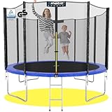 KINETIC SPORTS Trampolin Outdoor Salto Ø 183 cm - TÜV Rheinland geprüft, Kindertrampolin...