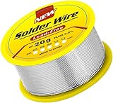 0.8mm Lötzinn, Lötzinn Bleifrei mit Kolophonium kern, Lötzinn mit Flussmittel 20g, Solder Wire,...