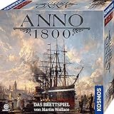 Kosmos 680428 Anno 1800, Das Brettspiel zum beliebten PC-Spiel, Aufbau-Strategie-Spiel für 2-4...