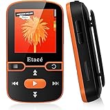 Etacé MP3 Player Bluetooth 5.3, Sport Musik-Player mit 16GB internen Speicher, UKW-Radio, E-Book,...