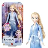 Mattel Disney Frozen Elsa, singende Modepuppe, Singende Abenteuer in charakteristischer Kleidung,...