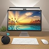 OOWOLF LED Monitor Lampe mit Fernbedienung, 41cm USB Augenpflege Bildschirmlampe mit Hauptlicht...
