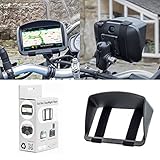 DigiCharge 5'' 4,3'' Sonnenschutz fur Motorrad Navigationsgerät Navi Visier, Kompatibel mit Garmin...