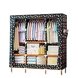 OIFAODAO Leinwand-Kleiderschrank for Schlafzimmer, Kleiderschrank, Aufbewahrungsorganisator,...