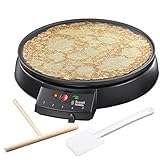 Russell Hobbs Crêpes Maker [Ø30cm, antihaftbeschichtete Platte, inkl. Teigverteiler & Wender]...