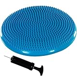 MOVIT Ballsitzkissen DYNAMIC SEAT inkl. Pumpe, Durchmesser 33cm, blau, schadstoffgeprüft,...