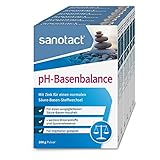 sanotact pH-Basenbalance Pulver (6 x 200g) • Für Säure Basen Balance mit Mineralien •...