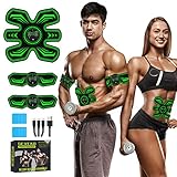 Bauchtrainer EMS Trainingsgerät, Bauchmuskeltrainer, Sicher Effektiv Schneller EMS Muskeltrainer,...