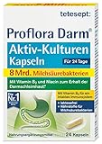 tetesept Proflora Darm Aktiv-Kulturen Kapseln – Nahrungsergänzungsmittel mit 8 Mrd....