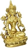 Exotic India Die weiße Tara – Messing Statue