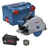 Bosch Professional BITURBO Akku Tauchkreissäge GKT 18V-52 GC (voreinstellbare Drehzahlstufen, inkl....