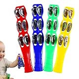 Holzglocken mit Griff für Baby - Holzglocken Jingle Stick Rassel, Jingle Stick Shaker Rasseln |...