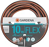 Gardena Comfort FLEX Schlauch 13 mm (1/2 Zoll), 10 m: Formstabiler, flexibler Gartenschlauch mit...