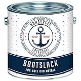 Hamburger Lack-Profi Bootslack GLÄNZEND für Holz und Metall farblos klar Yachtlack Yachtfarbe...