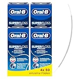 Oral B Superfloss Zahnseide, Entfernt Plaque & Zahnstein, Verstärktes Ende oder Flauschige Mitte...