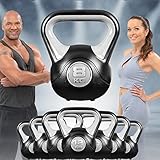 Miweba Sports Kettlebell KB200 | 4.0-12.0 Kg Gewichte - Kugelhantel - Kugelgewicht - Schwunghantel -...