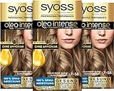 Syoss Oleo Intense Öl-Coloration 7-58 Kühles Beige-Blond Stufe 3 (3 x 115 ml), dauerhafte...