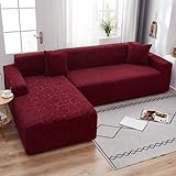 CozyCosy Elastische Sofabezug, elastische Couch, Chaiselongue, Eckmöbel, dekorativer Sektionsstuhl,...