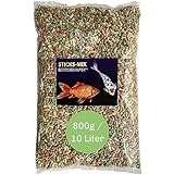 Teich Sticks Mix 10 Liter - Premium Alleinfuttermittel für Teichfische, Kois und Goldfische -...