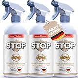 KRAFTKÖNIG Läuse Abwehrspray 3x 500 ml – Direkt anwendbar mit Soforteffekt – Für Textilien,...
