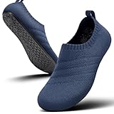 Sosenfer hausschuhe Damen Herren Leichte hüttenschuhe rutschfest Flache pantoffeln home cozy...