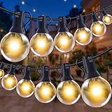 LED Lichterkette Außen - 30M Outdoor Lichterkette Strom LED Glühbirnen Wetterfest IP44 Wasserdicht...