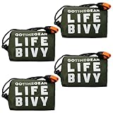 Go Time Gear Life Bivy Notfallschlafsack, Thermo-Bivy – Verwendung als Notfall-Bivysack,...