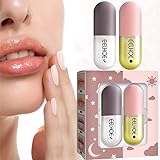 Lip Plump Serum Kit, NatüRliches Make-Up Lipgloss, Lip Booster, Lip Enhance Lippenbalsam,...