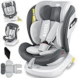 KIDIZ® Kindersitz Baby Autositz Kinderautositz Isofix Top Tether 360° drehbar Gruppe 0/1/2/3 ab...