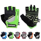 meteor radhandschuhe MTB Handschuhe Herren Gel GX31 Green fahrradhandschuhe Mountainbike Handschuhe...