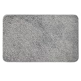 MIULEE Badezimmerteppich Teppich Badematte rutschfest Waschbar Badteppich Bettvorleger Badvorleger...