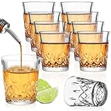 Gucass 5cl Schnapsgläser, Spülmaschinenfest| Bleifreies Glas| 8 Stück Shotgläser mit schwerem...