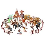 NUOBESTY 1 Set Indianer Modell Dekorationen Simulation Western Cowboy Modell Szene Charakter Cowboys...