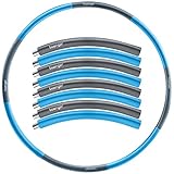 baenger Hula Hoop Reifen Erwachsene Edelstahlkern [EXTRA STABIL] 8 Segmente Hullahub Reifen zum...