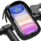 LEMEGO Wasserdicht Handyhalterung Handyhalter Fahrrad Motorrad Bike Lenkertasche Halterung...
