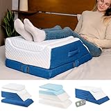 Ritalia VENENKISSEN BEINKISSEN HOCHLAGERUNG: Ergonomisches Kissen für die Beinhebung mit 3 Höhen,...
