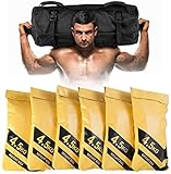 RELAX4LIFE Sandbag 4,5-27 kg, Gewichtssack mit 6 Gummigriffe, Trainingssandsack inkl. Oxford-Tasche,...