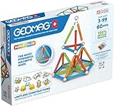 Geomag Supercolor 60 Teile Magnetisches Spielzeug für Kinder, Geschenk für Jungen und Mädchen im...