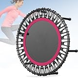 Fitness-Trampolin, 40-Zoll-Home-Mini-Trampolin, Saugnapfbeine, PP-Netz, Geräuschloses Design,...