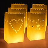 Lichtertüten Papier Lichttüten Candle Bags Dekorationen für Geburtstag Party Hochzeit Weihnachten...