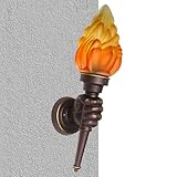 Vintage Wandleuchte - künstlerische Flammenwandvorrichtung | Einzigartige Plug-in-Halterung der...