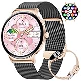 BENYAR SMART Smartwatch Damen, 1.43' AMOLED Ultradünn Smartwatch mit Bluetooth-Anrufe,...