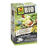COMPO BIO Universal Langzeit-Dünger mit Schafwolle für alle Gartenpflanzen, Pflanzendünger, 5...