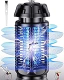Insektenvernichter Elektrisch, 20W/4000V Mückenlampe, Drinnen/Draußen Portable Mückenfalle, 720°...