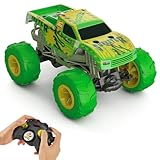 Hot Wheels Monster Trucks Gunkster RC Truck im Maßstab 1:15, leuchtet im Dunkeln,...
