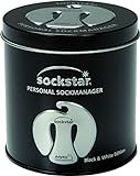 sockstarÃ‚® - The Original Sock Clip washable Black & White Premium Gift Box by SOCKSTAR