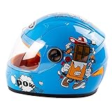 SUNTONG Motocross-Helm Für Kinder, Motorradhelm Für Kinder, Jungen & Mädchen, Karikaturart...
