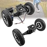 Zowdrix All-Terrain-Elektro-Mountainboard-4wd-UmrüStsatz, 11-Zoll-Truck Mit 8-Zoll-Luftreifen, FüR...