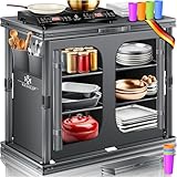 KESSER® Camping Küche faltbar | Outdoor Campingschrank 84x80cm | Küchenschrank mit...